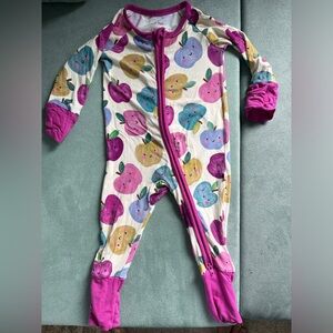 Little Sleepies Apple of my Eye zippy 0-3 months